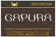 psychedelic font, a Font by weknow (Thumbnail 4 of 5)