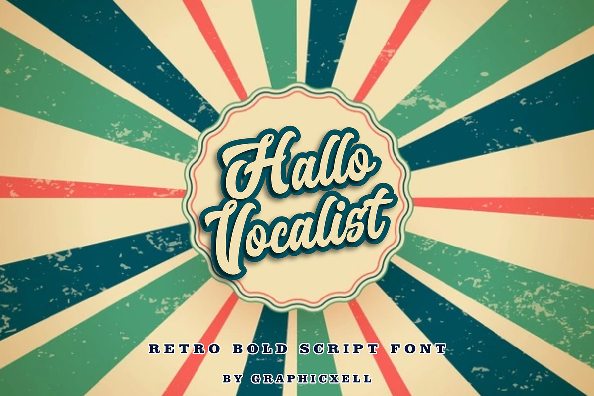 Haverlly Switch Retro Script Font, a Script Font by Graphicxell (Photo 9 of 12)
