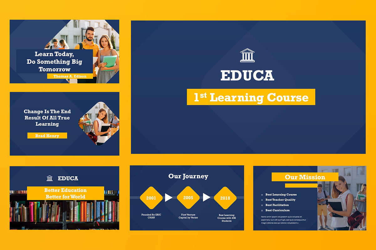 Educa Education Keynote Presentation, a Presentation Template by TMint ...