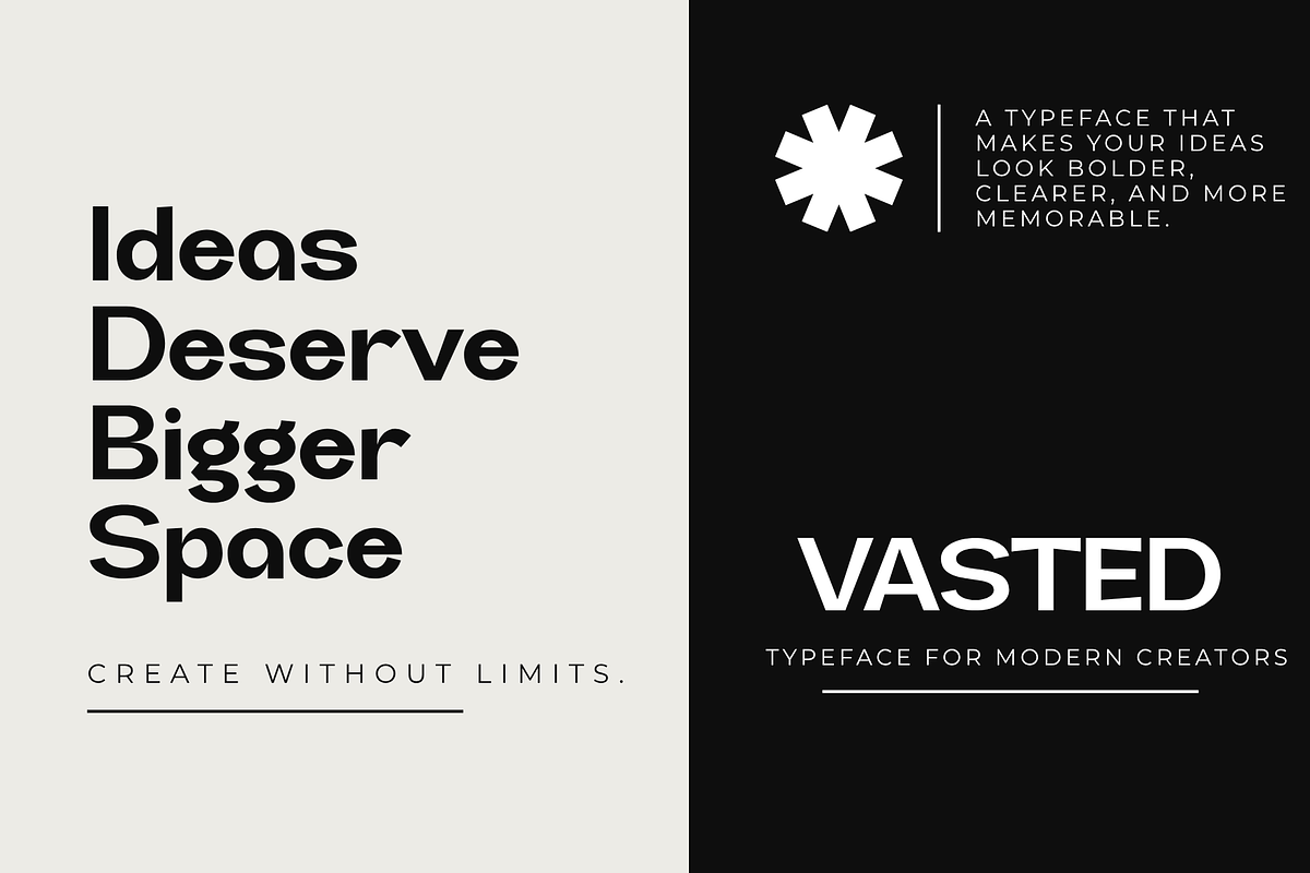 Vasted – Bold Sans Serif Display, a Sans Serif Font by MaikoHatta (Photo 6 of 8)
