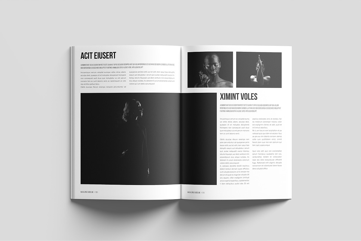 Simple Magazine II Canva Template, a Magazine Template by GoldenGrid Studio (Photo 6 of 9)