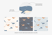Kids patterns for fabric sea style, a Pattern Graphic by vatrushkaprint_store (Thumbnail 4 of 5)