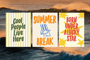 Vacances Layered Condensed Font, a Handwritten Font by Ef Studio (Thumbnail 10 of 12)