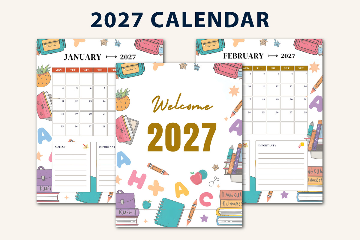 26–2027 Homeschool Management Binder, a Stationery Template by Designmela01 (Photo 7 of 9)