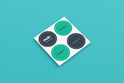 Sticker Mockup, a Merchandise Mockup by Mokr (Thumbnail 2 of 12)