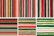 Holiday Stripe Seamless Patterns, a Pattern Graphic by Black Bird Studio (Thumbnail 3 of 5)