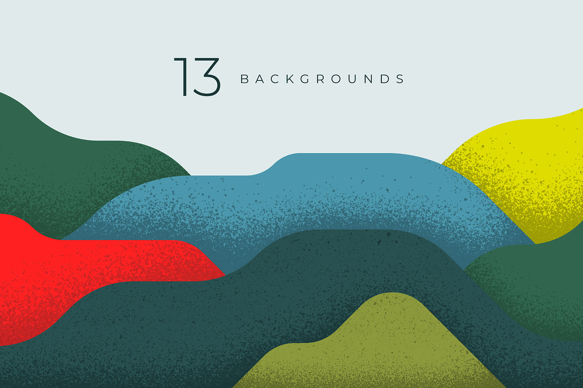 Colorful Landscapes, a Background Graphic by Léo Alexandre (Photo 2 of 12)