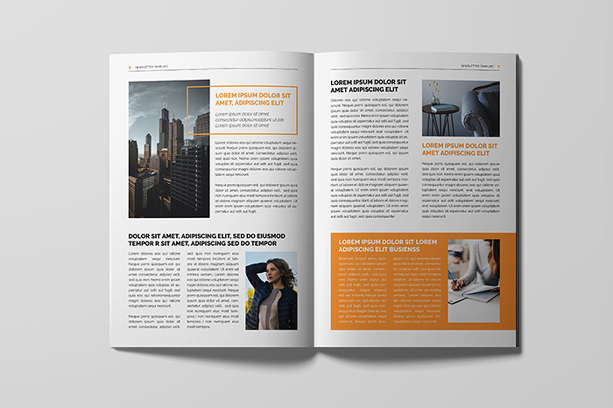 Newsletter Template, a Magazine Template by xtratimebd
