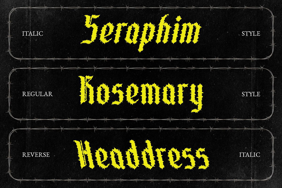 CS Baxter – Blackletter Font, a Blackletter Font by Craft Supply Co. (Photo 2 of 8)