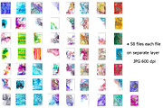 Alcohol ink backround set., a Decorative Illustration by redstudio (Thumbnail 9 of 9)