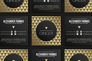50 Golden Business Cards Bundle, a Business Card Template by Marvel (Thumbnail 17 of 51)