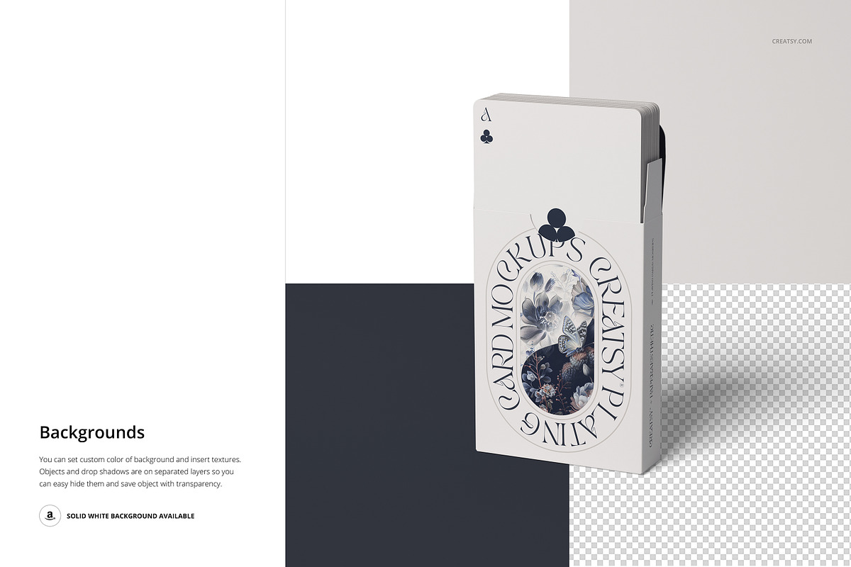 Playing Cards Mockup Set v.3, a Merchandise Mockup by creatsy5 (Photo 10 of 12)