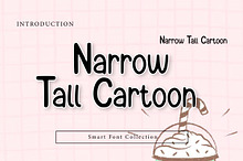 Narrow tall cartoon