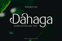 Dahaga – Modern Stylish Sans Serif