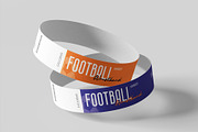 Football Match Wristband Template, a Stationery Template by DesignCrest (Thumbnail 3 of 8)