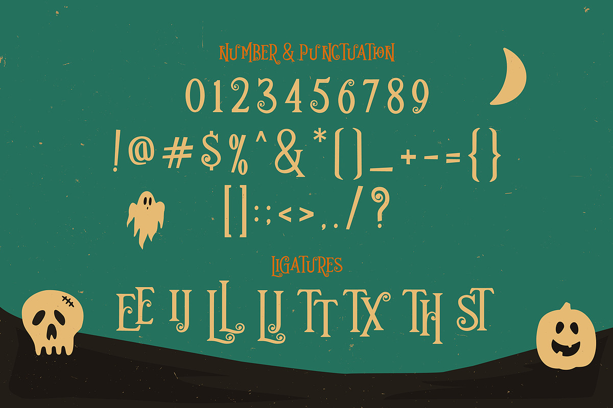 Hallowedon - Scary typeface, a Font by Bentype Studio (Photo 6 of 8)