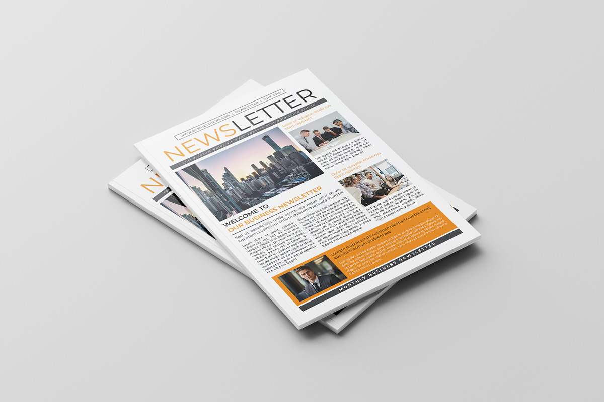 Business Newsletter Template, a Brochure Template by Template Shop (Photo 7 of 9)