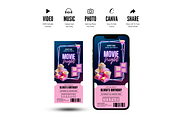 Movie Night Birthday Invitation, an Invitation Template by Earth5168 (Thumbnail 6 of 9)