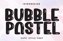 Bubble Pastel | Script Font