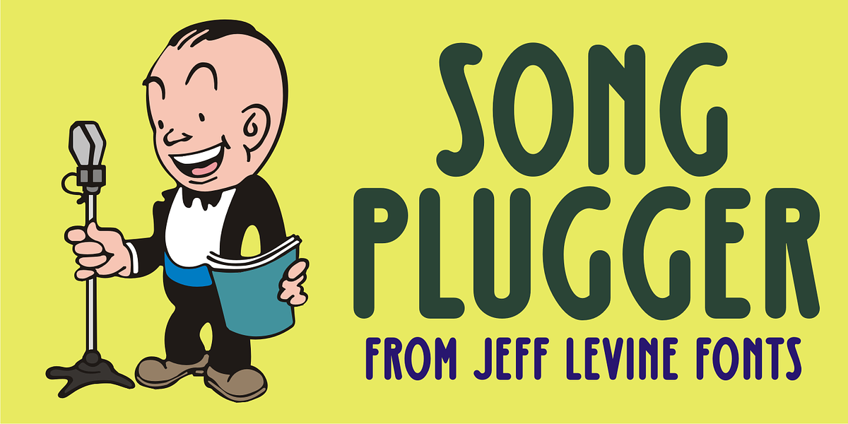 Song Plugger JNL, a Sans Serif Font by Jeff Levine Fonts