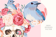 Vitam et Mortem, Pattern and Motif, a Pattern Graphic by GreyLilac (Thumbnail 6 of 6)