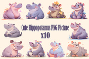 Cute animal collection 400 PNG, an Animal Illustration by DesignFolioHub (Thumbnail 25 of 34)