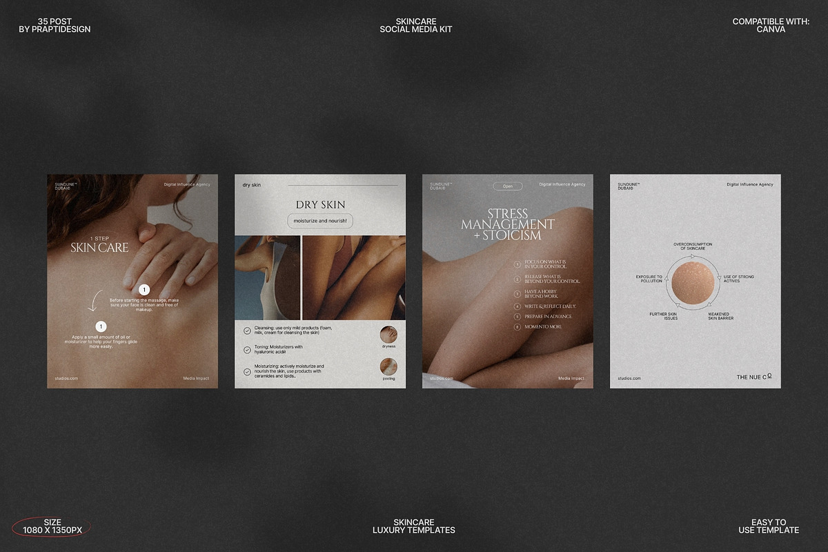 Clean Skincare Post Templates preview 6