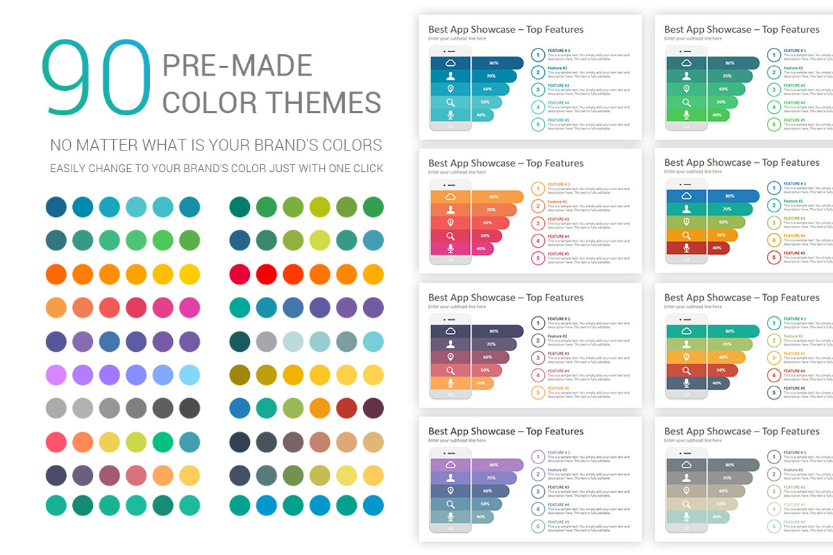 Mobile Apps PowerPoint Template, a Presentation Template by SlideSalad