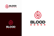 Set of Blood Donor logo designs, a Branding & Logo Template by Lucky Creative (Thumbnail 2 of 5)