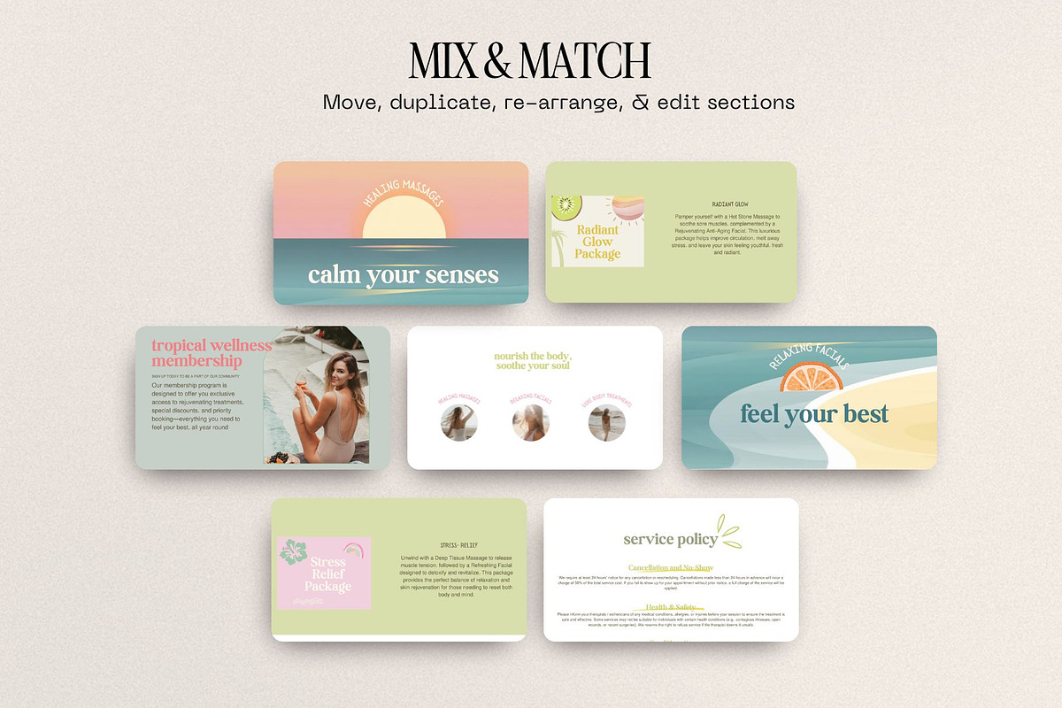 Colorful Beauty Wellness Medspa Website preview 5