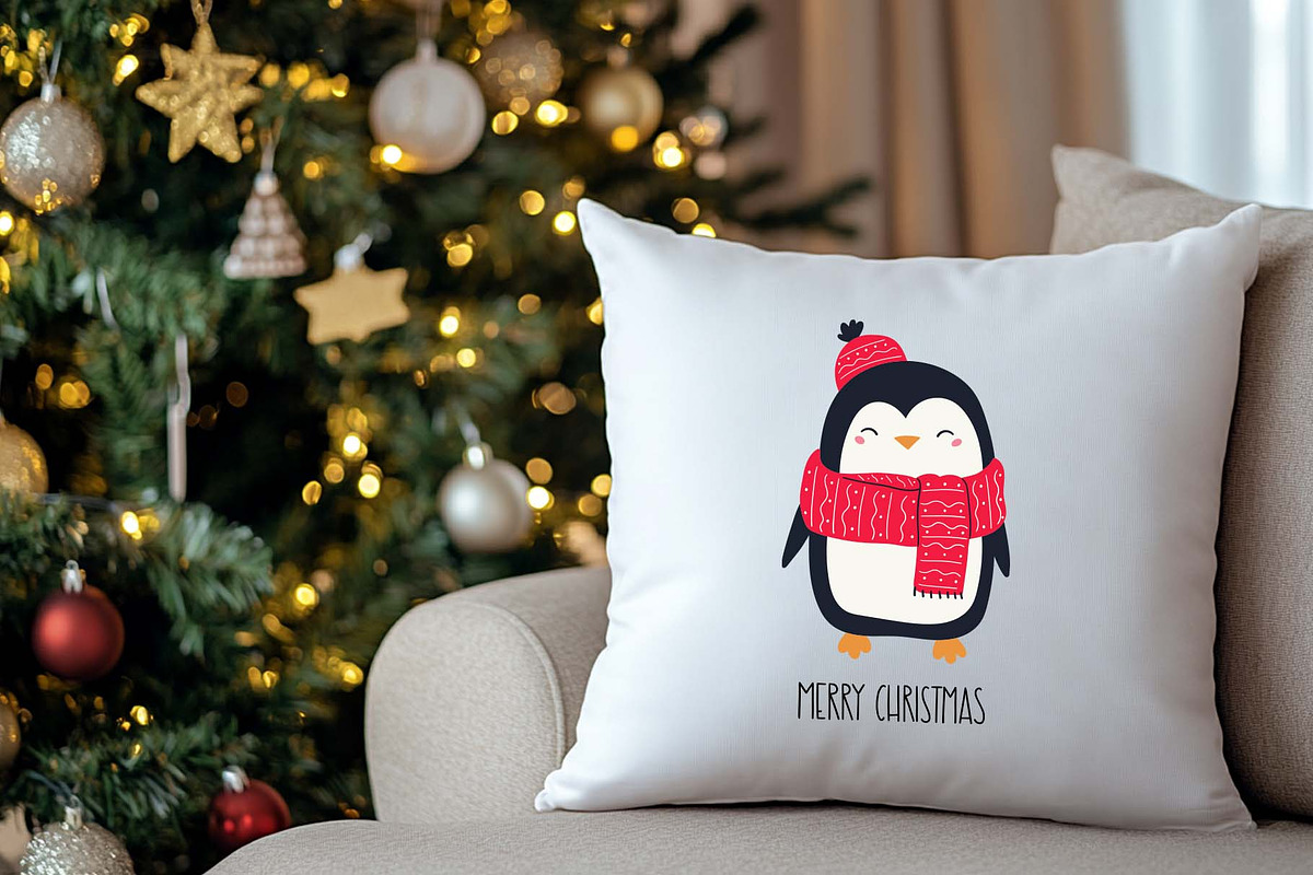 Winter Penguin Clipart Set, an Animal Illustration by Irina Ostapenko (Photo 5 of 8)