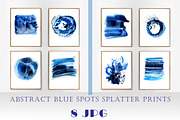 Abstract 8 Watercolor Brush Strokes, an Illustration by Tanor (Thumbnail 1 of 5)