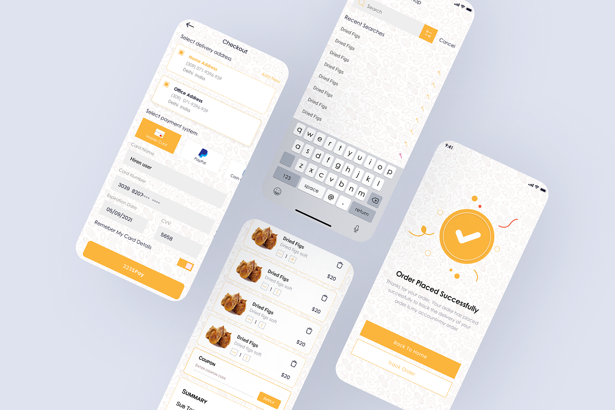 Dryfruit app design modern,3d app, an App Template by RayeesKhan (Photo 4 of 4)