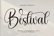 Bestival | Script Font, a Handwritten Font by Scratchones (Thumbnail 1 of 9)