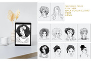 Black Woman Clipart, Face Clipart, an Object Graphic by MajorArtTm (Thumbnail 1 of 4)