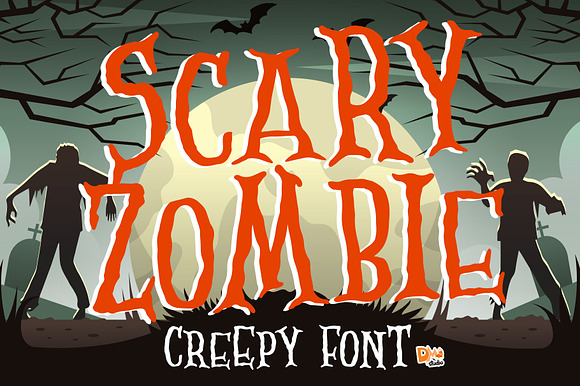 Scary Zombie - Spooky Font preview 7