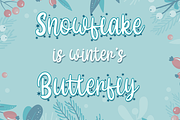 Hallo White - Christmas Font, a Script Font by Attype (Thumbnail 4 of 7)