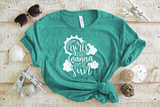 Bella + Canvas 3001 CVC Beach Mockup, a Shirt Mockup by Allison Affourtit Mocks (Thumbnail 2 of 4)