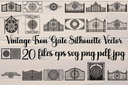 Vintage Iron Gate Bundle, a Decorative Illustration by Designer_Momina (Thumbnail 1 of 21)
