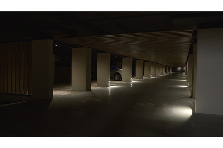 Modern complex of parking spaces in, a Transportation Photo by Media Whale Stock