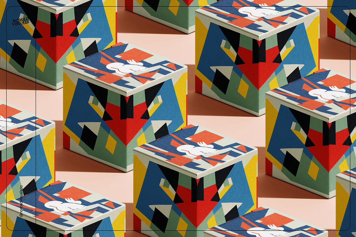 Bauhaus Paintings, a Decorative Illustration by Nomad Visuals (Photo 8 of 21)