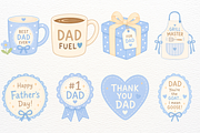 Silly Goose Clipart Father's Day PNG, a Seasonal Illustration by SugarCloudStudioArt (Thumbnail 4 of 6)