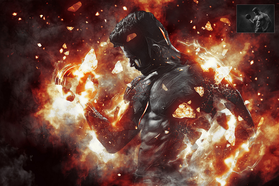 Destroyer - Fantasy Photoshop Action, an Action Add-On by A R T M A R T (Photo 3 of 7)