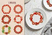 Watercolor Tomatoes, an Illustration by Andre_Eva (Thumbnail 3 of 10)