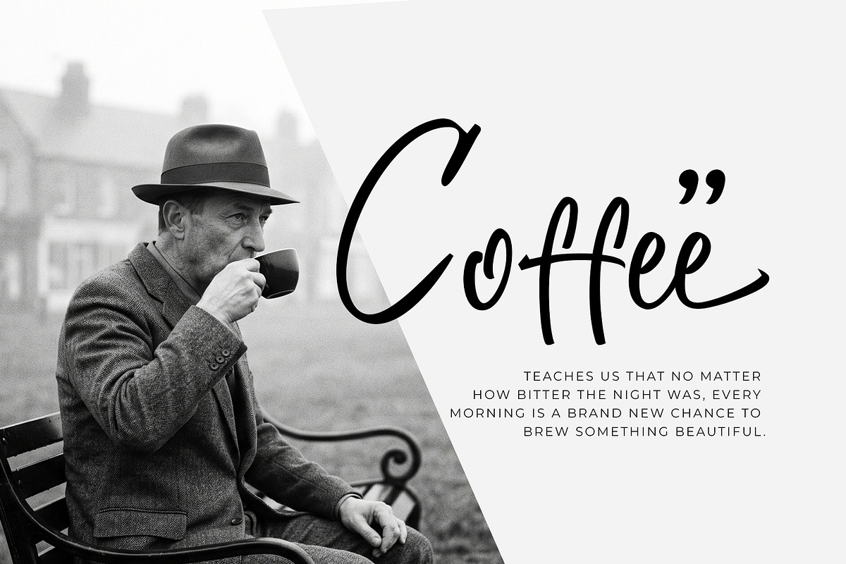 Osttom - A Modern Script, a Script Font by khurasan (Photo 2 of 7)