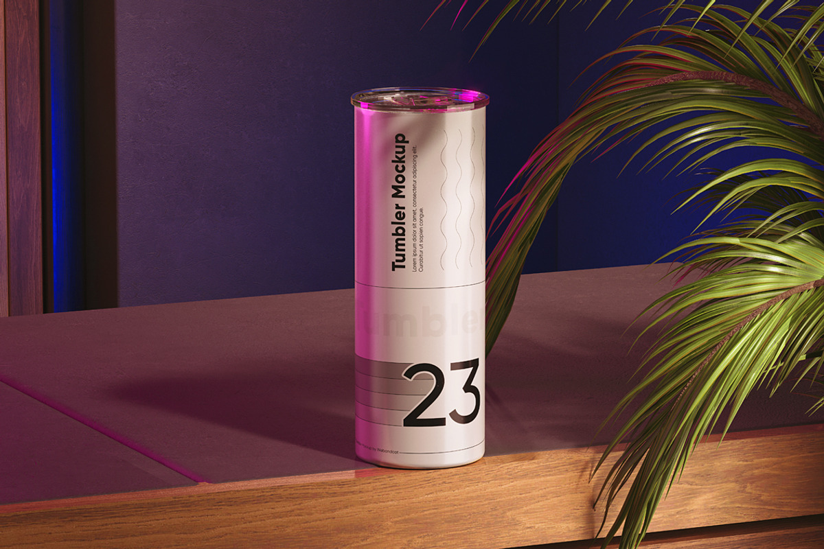 Tumbler Mockup, a Cups & Container Mockup by WebAndCat (Photo 5 of 16)
