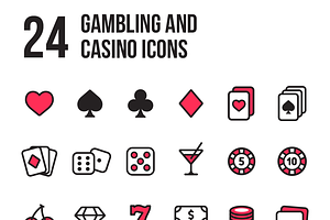 Gambling And Casino Icons