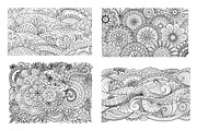 20 Abstract line art backgrounds, a Decorative Illustration by Somjai King (Thumbnail 2 of 6)