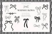 Whimsy Bows, a Decorative Illustration by PeDe Designs (Thumbnail 1 of 7)