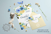 -50% Blue Romance Flower Design, an Illustration by Babysbreath/Dandelionery (Thumbnail 2 of 4)
